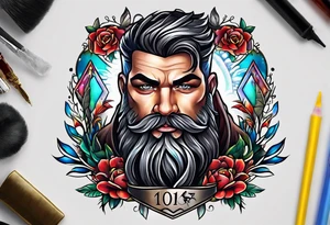 father memorial tattoo.. tattoo idea