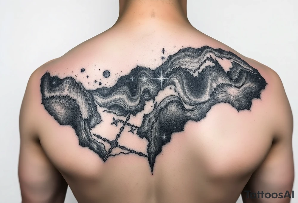 The milky way but make it ethreal tattoo idea