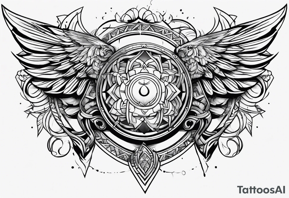 broken sword tattoo idea