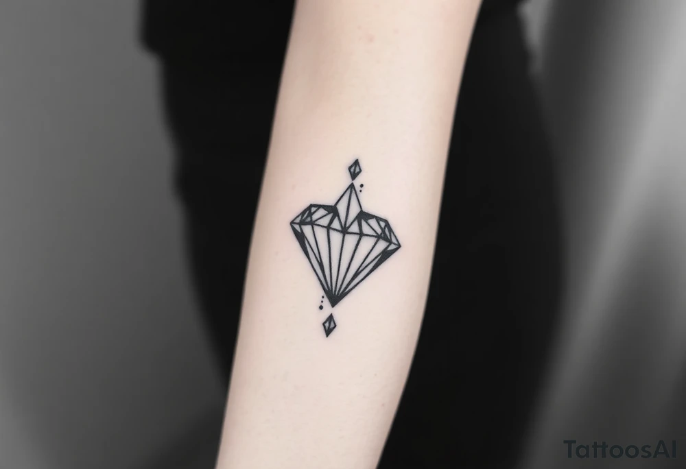 diamond tattoo idea