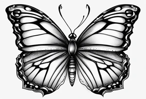 buck tick  butterfly tattoo idea