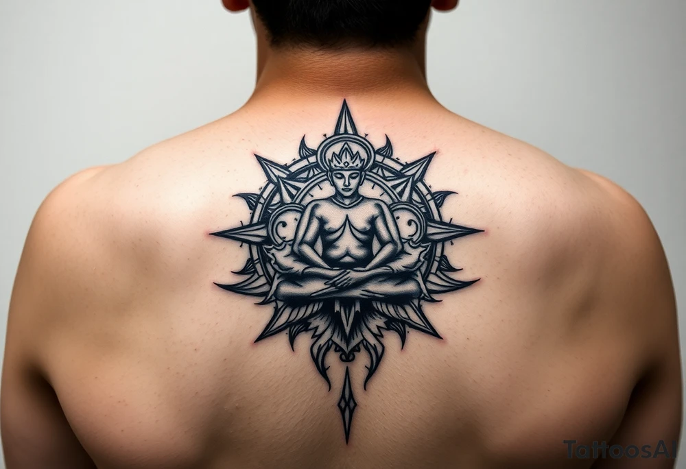 victory over coma and methadone. a new life in meditation. tattoo on the arm tattoo idea