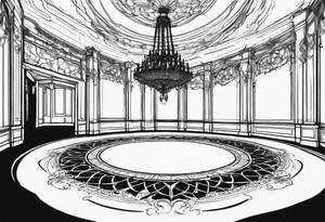 bleeding on the ballroom floor tattoo idea