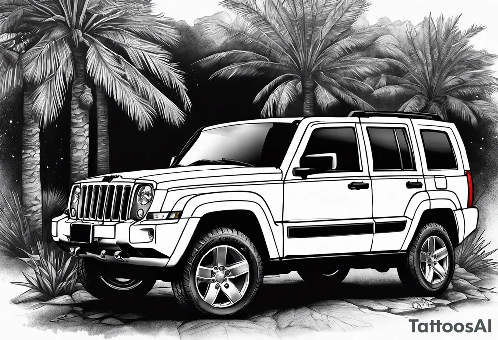 Jeep commander tattoo idea