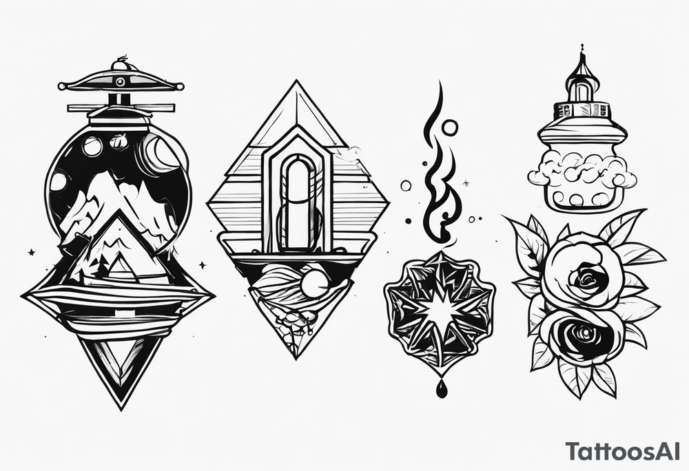 life of three tattoo idea