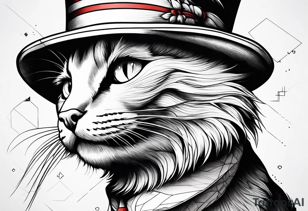 cat in the hat tattoo idea