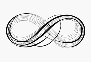infinity love tattoo idea