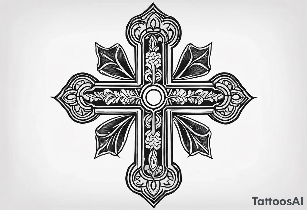 cross tattoo idea