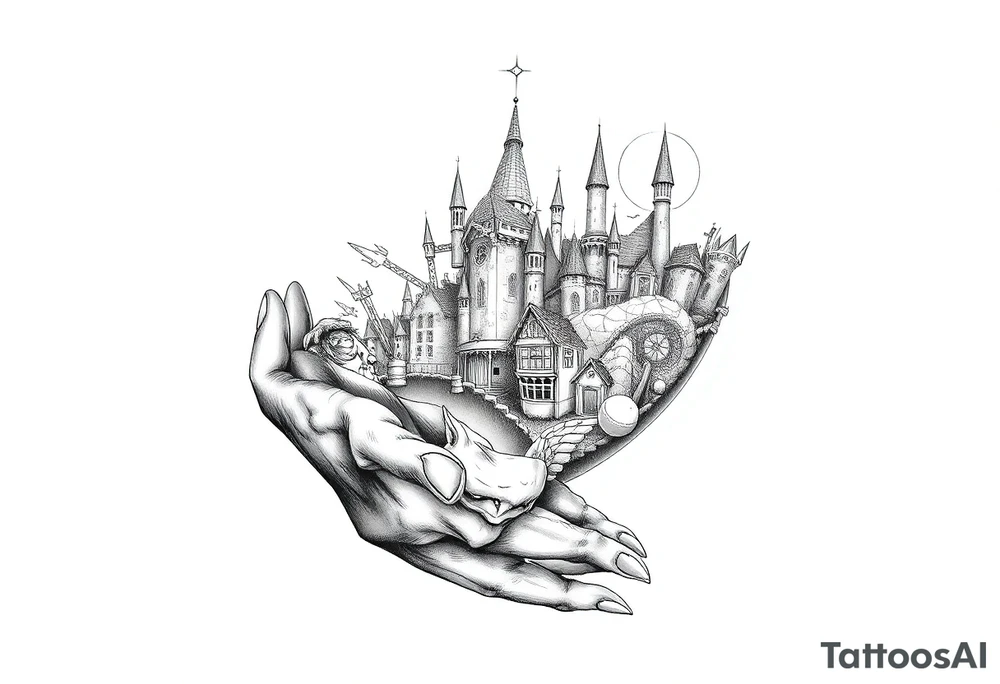 Wonder land tattoo idea