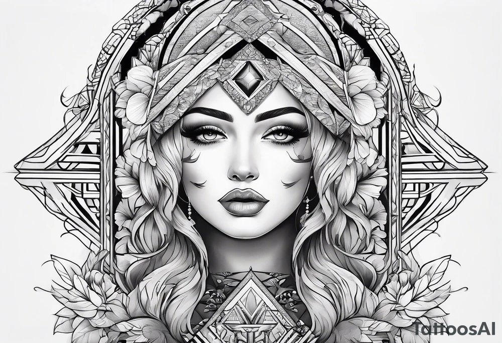 lines on hand tattoo idea