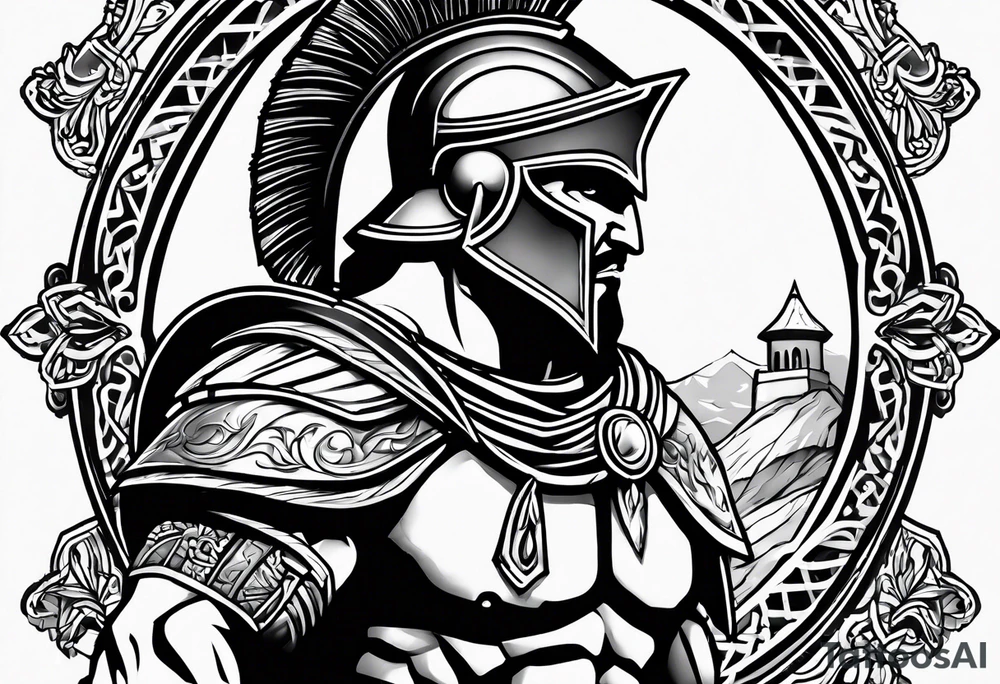 Spartan tattoo idea