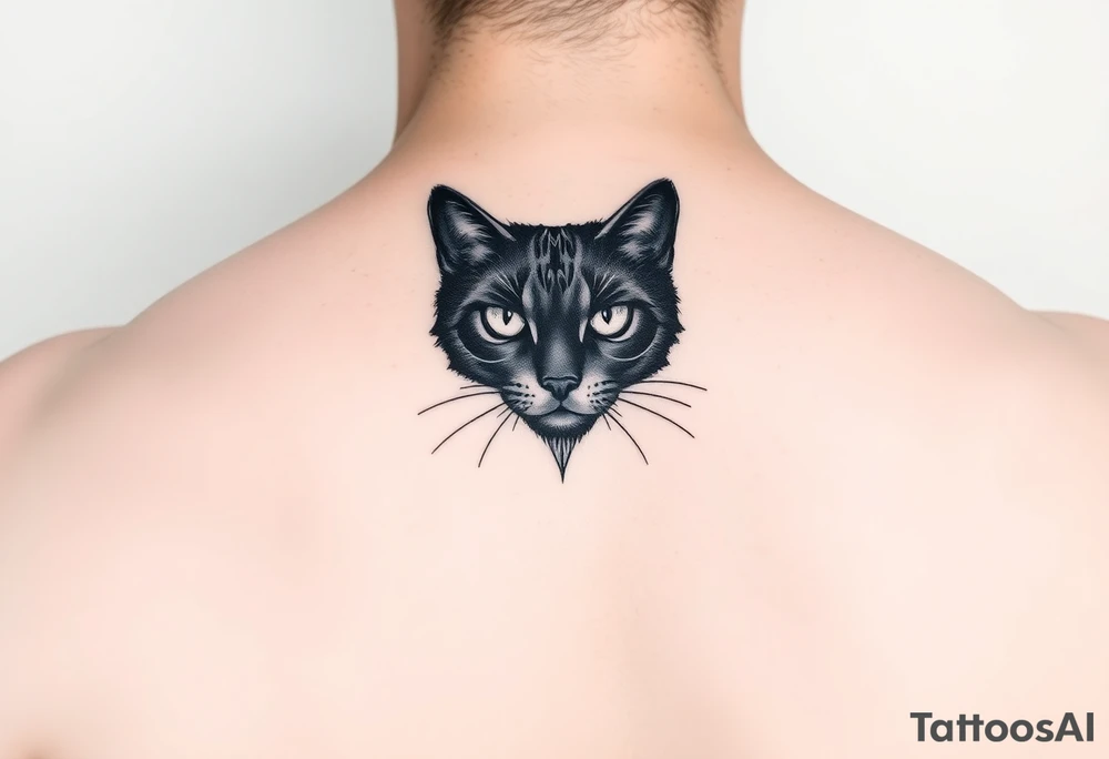 Black Cat tattoo idea