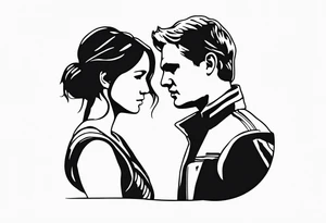 katniss everdeen and peeta mellark tattoo idea