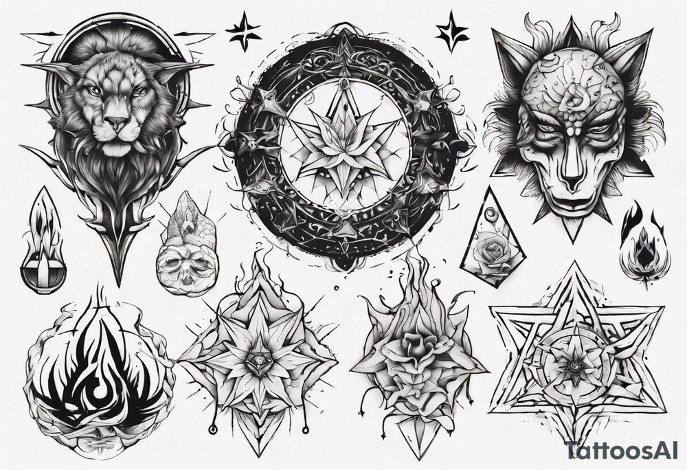 Mystical tattoo idea