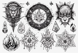 Mystical tattoo idea