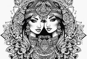 traditional tattoo idea