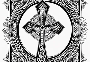 ankh for tribal tattoo idea