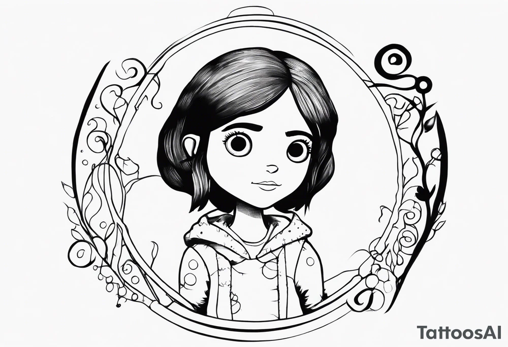 Coraline tattoo idea