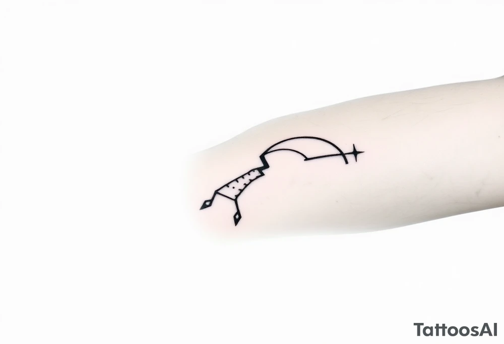 Simple.
Armband around the right arm.
Path exploring the universe. tattoo idea