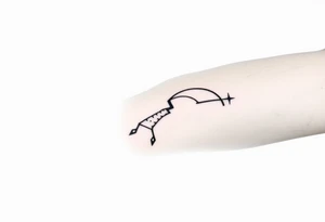 Simple.
Armband around the right arm.
Path exploring the universe. tattoo idea