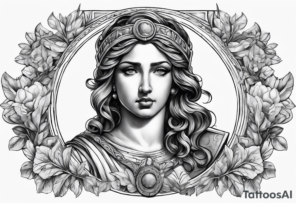 Roman Art tattoo idea