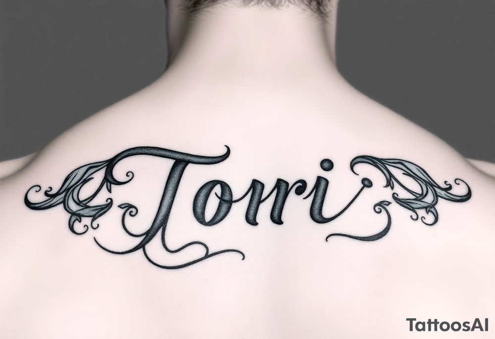 Name Tori tattoo idea