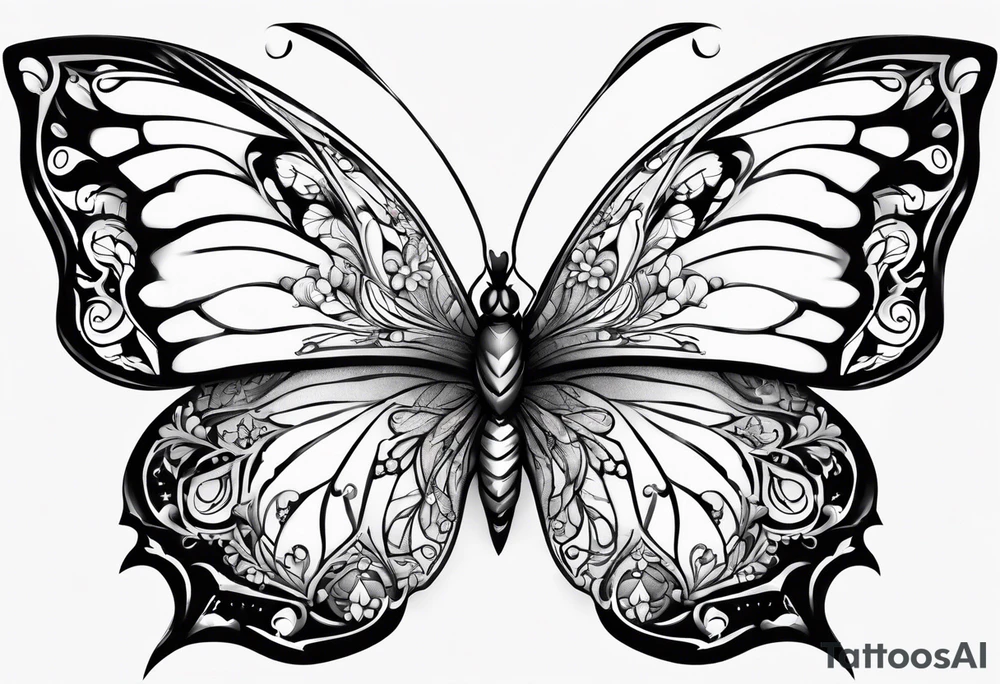 Butterfies tattoo idea