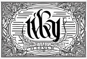christian hebrew tattoo idea