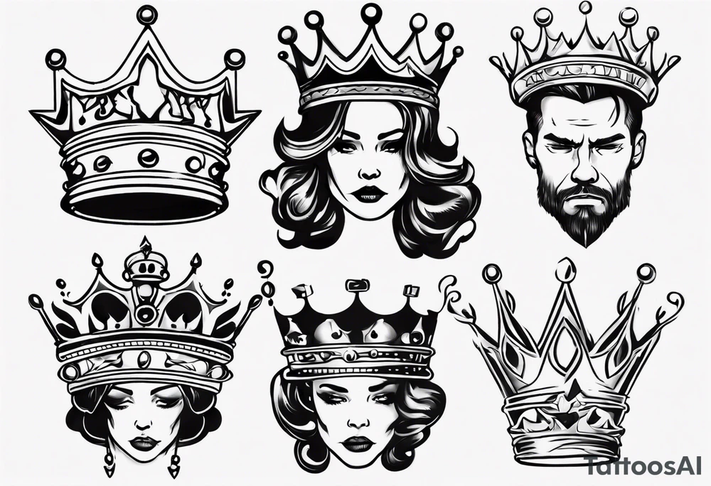 crown tattoo idea