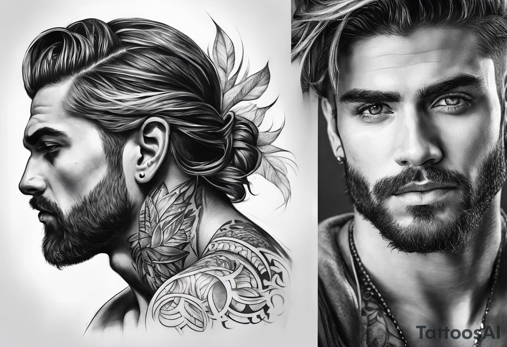 múmia masculino tattoo idea