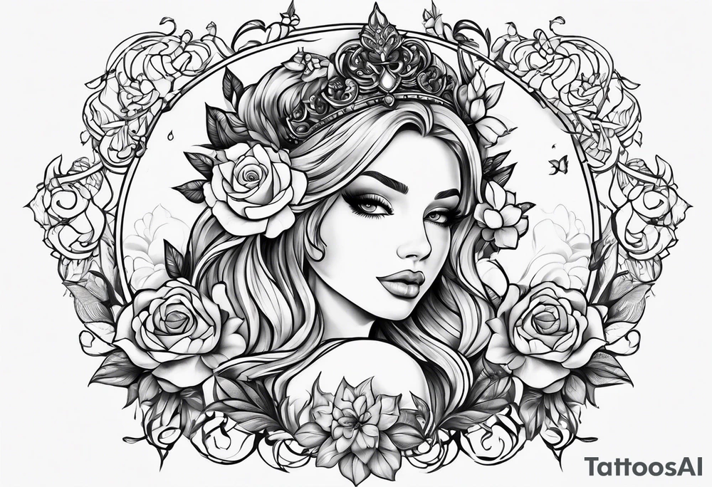 tattoo for woman
little princ style tattoo idea