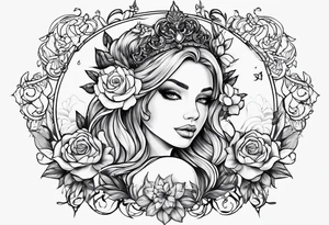 tattoo for woman
little princ style tattoo idea