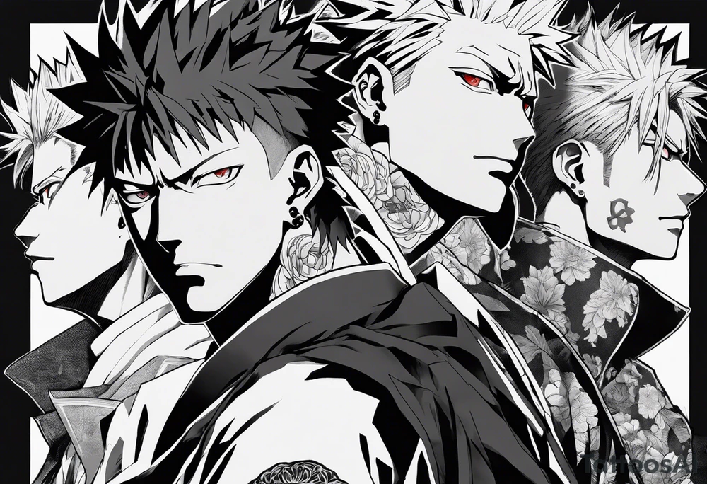 itadori jujutsu kaisen tattoo idea