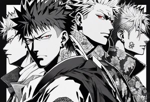 itadori jujutsu kaisen tattoo idea