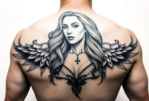 Hot saint Barbra tattoo idea