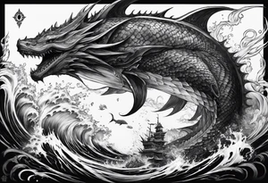Leviathan from final fantasy tattoo idea