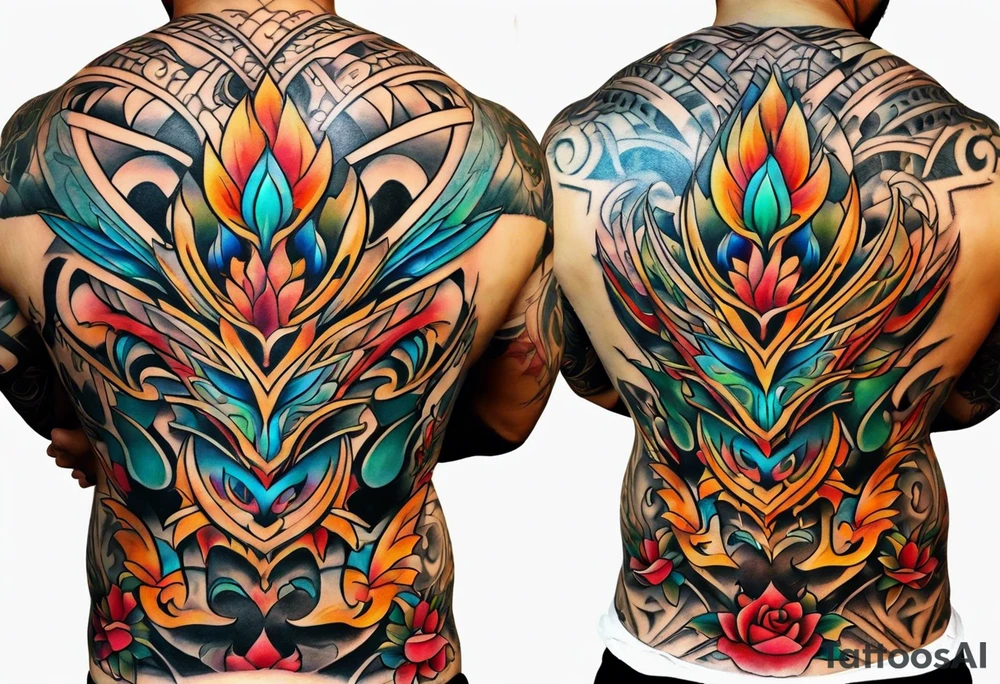 Body ripped skin tattoo tattoo idea