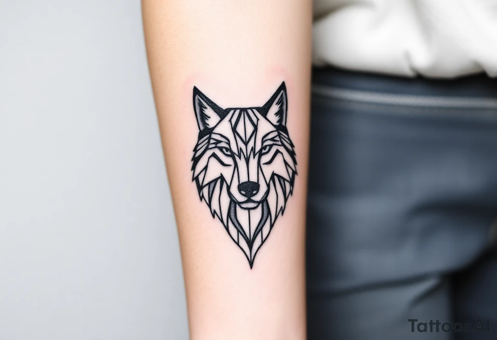 Wolf tattoo idea