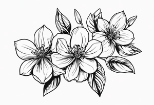 Flores de cerejeira tattoo idea