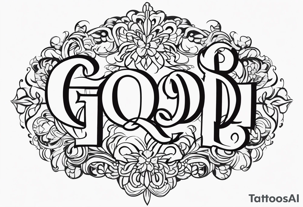 But God; tattoo idea