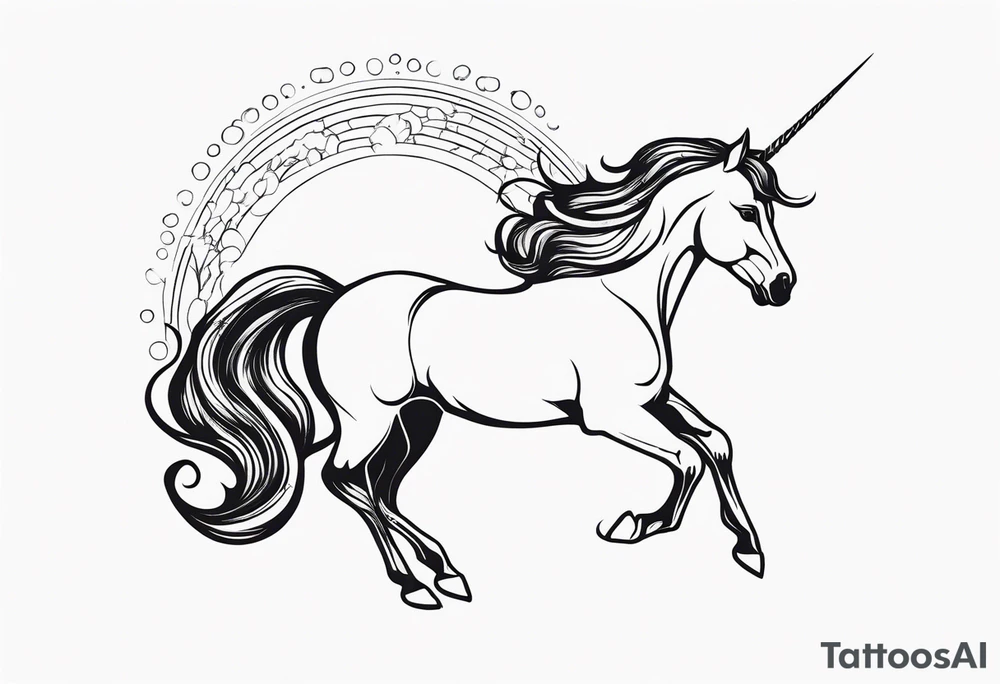 Unicorn tattoo idea
