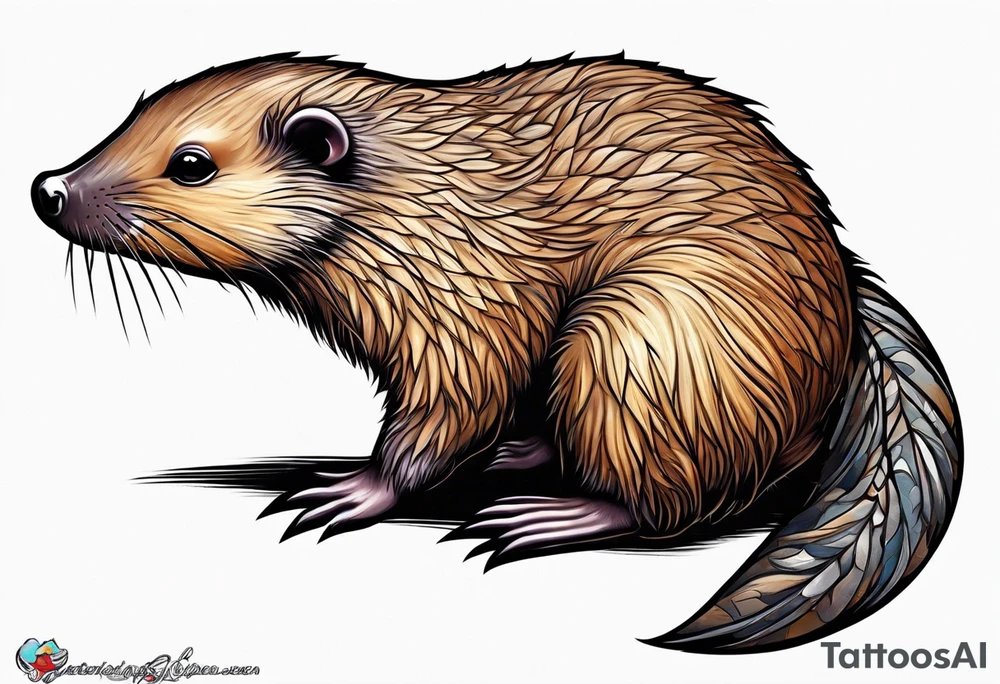 Australian Platypus, Echidna, Wombat & pygmy Sugar Glider tattoo idea