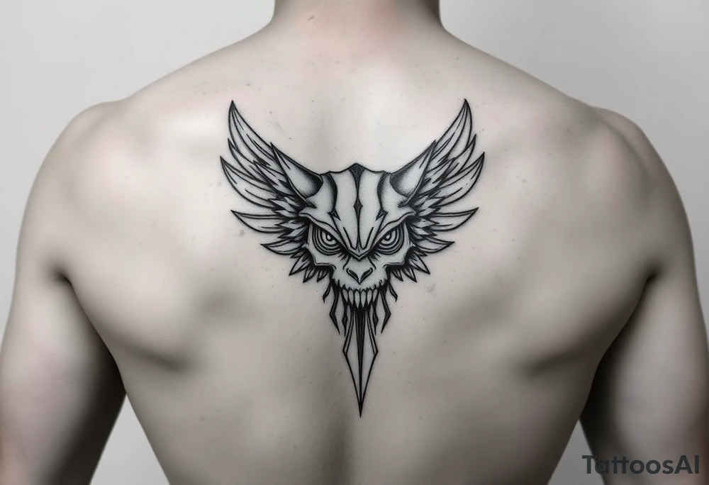 A tattoo that gives off fashion, and streetwear with inso. from Virgil Abloom as a Designer tattoo idea