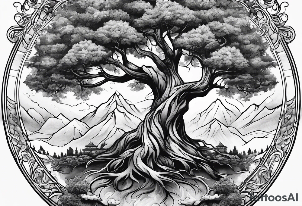 Family tree tattoo idea