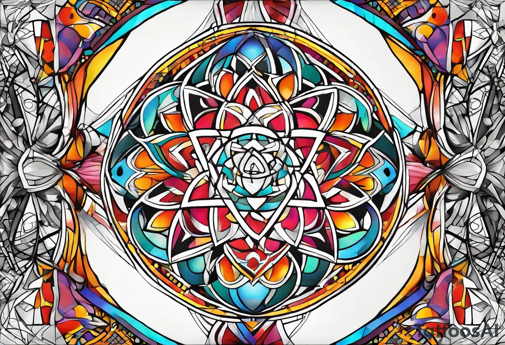 sacred geometry tattoo idea
