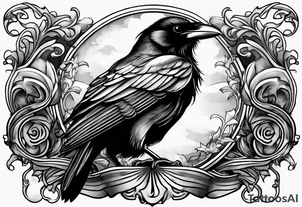 addiction recovery ravens tattoo idea