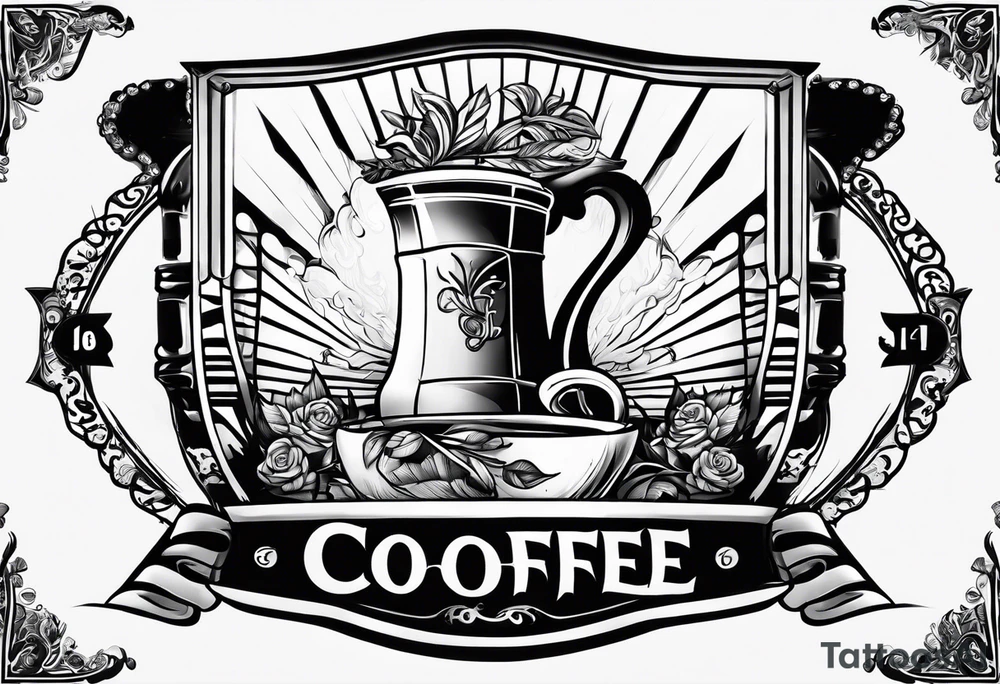 Logo for Gulf Dide Coffee tattoo idea