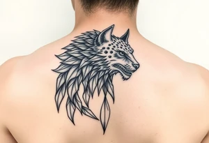 Freya nordycka bogini piękny tatuaż skrzydła klatka piersiowa pomysł tattoo idea