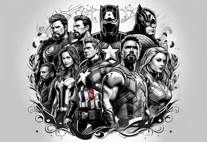 avengers tattoo idea
