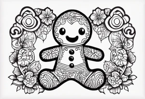 GINGERBREAD MAN tattoo idea
